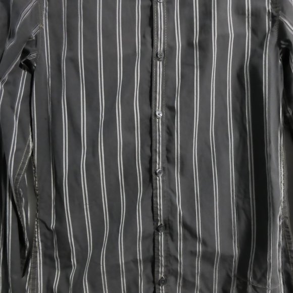 ESPRIT, Slim Fit, xs, extra small, striped button down front shirt, GUC - Picture 6 of 15